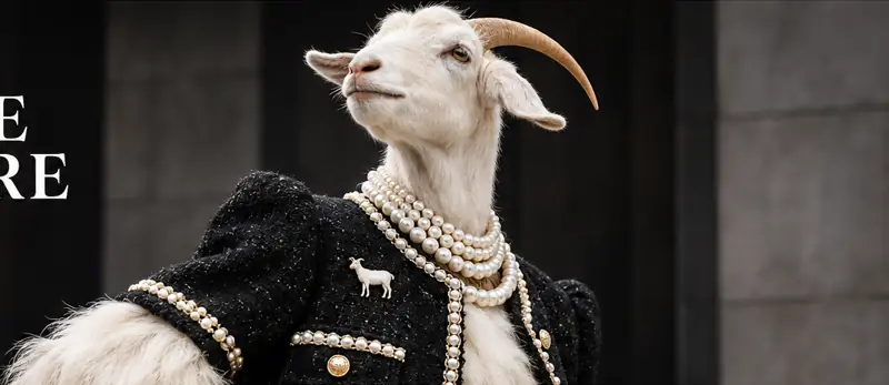 Kambing dengan busana